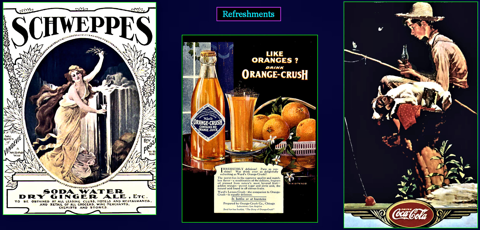 Norman Rockwell and beverage ads, 1920s